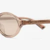 Ochelari de soare Marais din acetat oval, transparenți, de culoare bej și maro deschis Ochelari de soare Marais din acetat oval, transparenți, de culoare bej și maro deschis