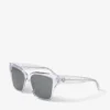Ochelari de soare pătrați Giava cu sclipici de cristal Ochelari de soare pătrați Giava cu sclipici de cristal