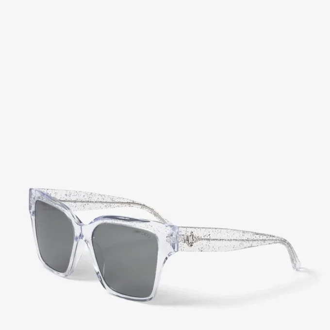 Ochelari de soare pătrați Giava cu sclipici de cristal Ochelari de soare pătrați Giava cu sclipici de cristal
