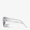 Ochelari de soare pătrați Giava cu sclipici de cristal Ochelari de soare pătrați Giava cu sclipici de cristal