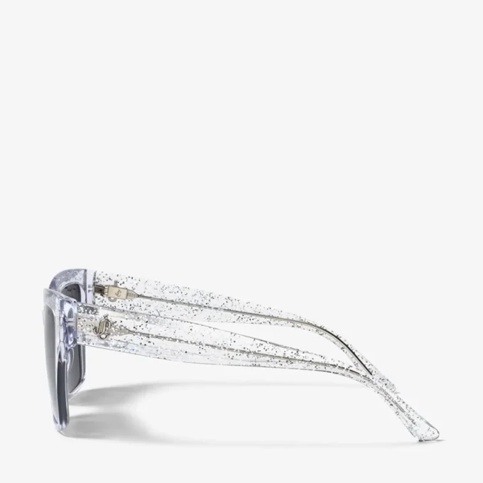 Ochelari de soare pătrați Giava cu sclipici de cristal Ochelari de soare pătrați Giava cu sclipici de cristal