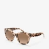 Ochelari de soare rotunzi Kati Pink Havana