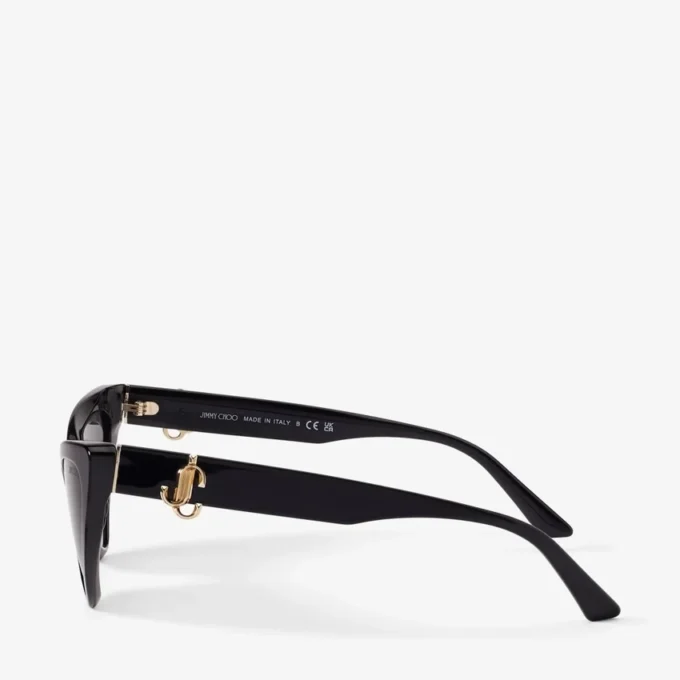 Ochelari de soare Sol negri, model „ochi de pisică” Ochelari de soare Sol negri, model „ochi de pisică”