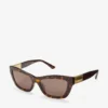 Ochelari de soare Solene Brown Havana Cat Eye Ochelari de soare Solene Brown Havana Cat Eye