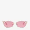 Ochelari de soare Soraya Cat Eye auriu pal