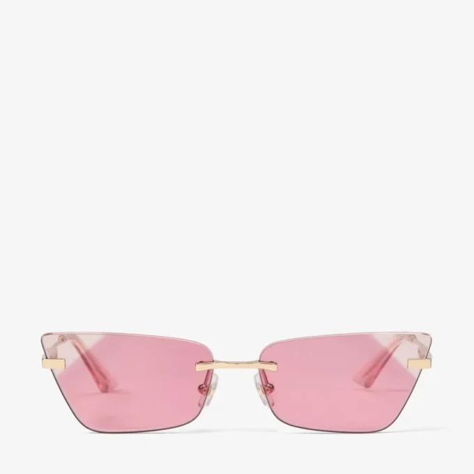 Ochelari de soare Soraya Cat Eye auriu pal