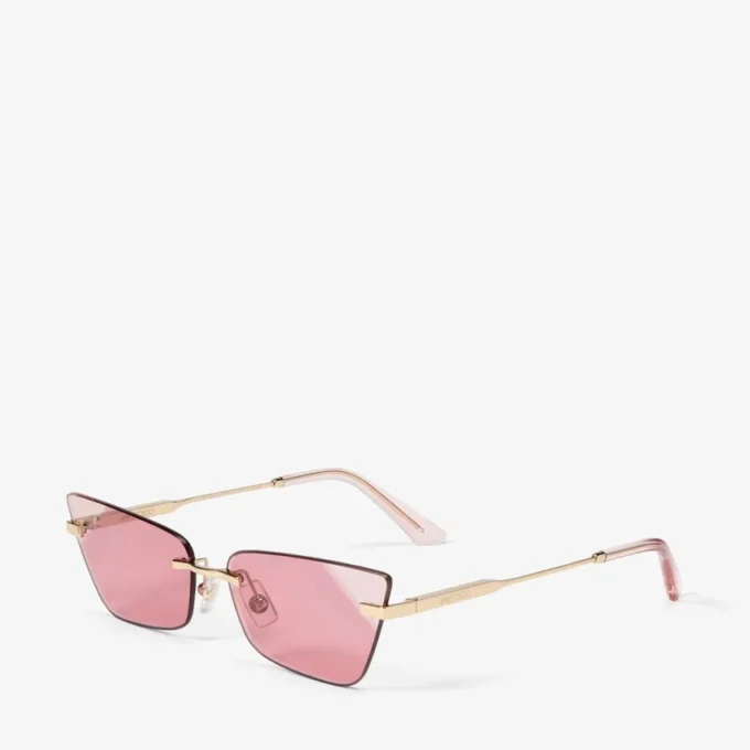 Ochelari de soare Soraya Cat Eye auriu pal