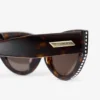 Ochelari de soare Vale Brown Havana Cat Eye