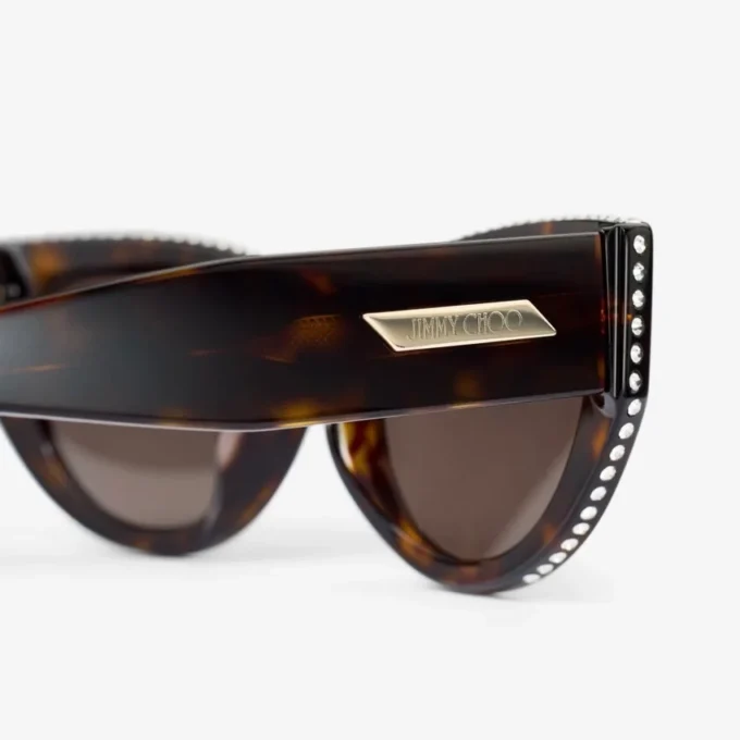 Ochelari de soare Vale Brown Havana Cat Eye