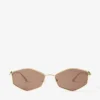 Ochelari de soare Zoey Gold Geometric