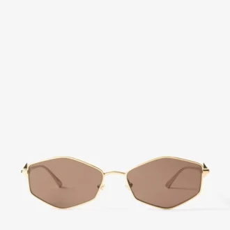 Ochelari de soare Zoey Gold Geometric