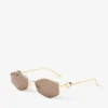 Ochelari de soare Zoey Gold Geometric