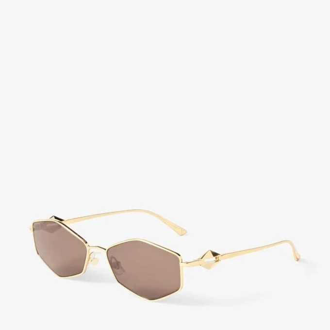 Ochelari de soare Zoey Gold Geometric