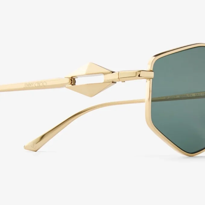 Ochelari de soare Zoey Gold Geometric