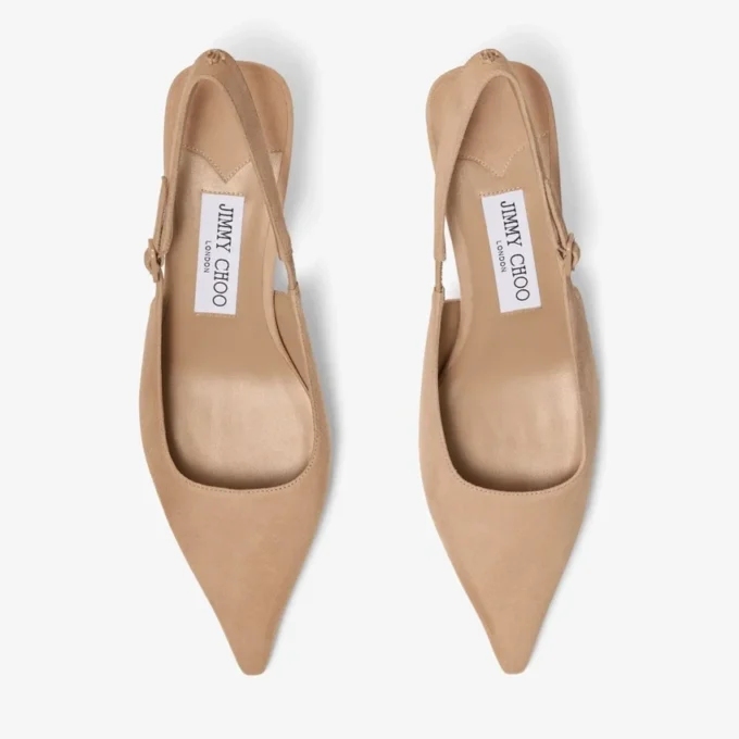 Pantofi cu baretă din piele de căprioară Amel 50 Chai Pantofi cu baretă din piele de căprioară Amel 50 Chai