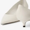 Pantofi cu toc Amelia 35 din piele de vițel, culoare Latte