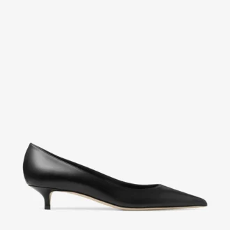 Pantofi cu toc Amelia 35 din piele de vițel neagră Pantofi cu toc Amelia 35 din piele de vițel neagră