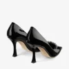 Pantofi cu toc Belinda 90 din piele lăcuită neagră