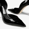 Pantofi cu toc Brigitte 100 din piele lăcuită neagră Pantofi cu toc Brigitte 100 din piele lăcuită neagră