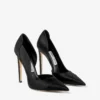 Pantofi cu toc Brigitte 120 din satin negru Pantofi cu toc Brigitte 120 din satin negru