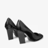 Pantofi cu toc Farren 85 din piele moale Spazzolato neagră