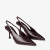 Pantofi cu toc Isa 80 din piele de vițel Deep Merlot Pantofi cu toc Isa 80 din piele de vițel Deep Merlot