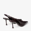 Pantofi cu toc Isa 80 din piele de vițel Deep Merlot Pantofi cu toc Isa 80 din piele de vițel Deep Merlot