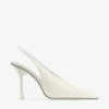 Pantofi cu toc Isa 95 din piele lăcuită, culoare Latte Pantofi cu toc Isa 95 din piele lăcuită, culoare Latte