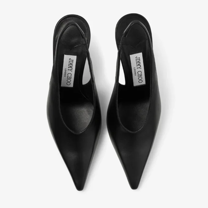 Pantofi cu toc Isa 95 din piele neagră Pantofi cu toc Isa 95 din piele neagră