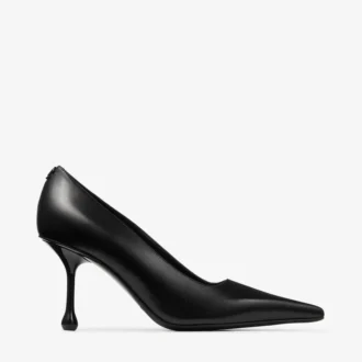 Pantofi cu toc Ixia 80 din piele Nappa neagră Pantofi cu toc Ixia 80 din piele Nappa neagră