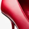 Pantofi cu toc Ixia 80 din piele roșu rubiniu Pantofi cu toc Ixia 80 din piele roșu rubiniu