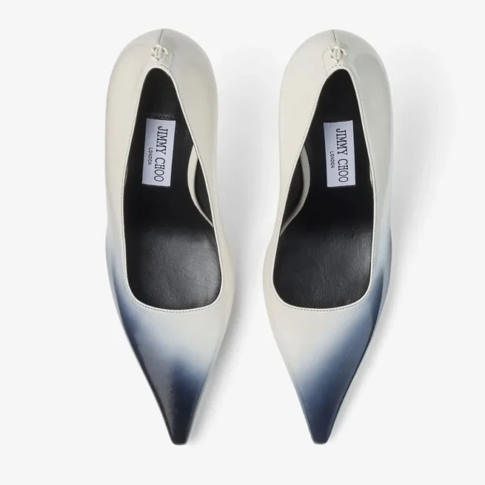 Pantofi cu toc Ixia 95 din piele Spazzolato pulverizată, culoare Latte Pantofi cu toc Ixia 95 din piele Spazzolato pulverizată, culoare Latte