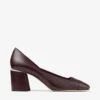 Pantofi cu toc Jenson 65 din piele nappa lăcuită de culoare Merlot intens Pantofi cu toc Jenson 65 din piele nappa lăcuită de culoare Merlot intens