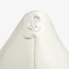 Pantofi cu toc Love 85 din piele lăcuită Latte cu emblemă Jc