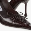 Pantofi cu toc înalt Scarlett 95 Sambuco din piele lucioasă cu imprimeu de crocodil Pantofi cu toc înalt Scarlett 95 Sambuco din piele lucioasă cu imprimeu de crocodil