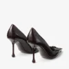 Pantofi cu toc înalt Scarlett 95 Sambuco din piele lucioasă cu imprimeu de crocodil Pantofi cu toc înalt Scarlett 95 Sambuco din piele lucioasă cu imprimeu de crocodil