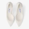 Pantofi cu toc Romy 85 din dantelă jimmy choo, culoare ivoriu Pantofi cu toc Romy 85 din dantelă jimmy choo, culoare ivoriu