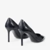 Pantofi cu toc Romy 85 din piele cu imprimeu de crocodil Pantofi cu toc Romy 85 din piele cu imprimeu de crocodil