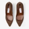 Pantofi cu toc Romy 85 din rafie fină de culoare bej Pantofi cu toc Romy 85 din rafie fină de culoare bej