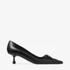 Pantofi cu toc Scarlett 50 din piele nappa neagră
