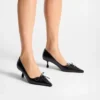 Pantofi cu toc Scarlett 50 din piele nappa neagră