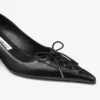Pantofi cu toc Scarlett 50 din piele nappa neagră