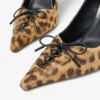 Pantofi cu toc Scarlett 95 din piele de ponei cu imprimeu leopard natural Pantofi cu toc Scarlett 95 din piele de ponei cu imprimeu leopard natural