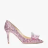 Pantofi cu vârf ascuțit Alia Rose Mix din piele de căprioară și acoperiți cu cristale Pantofi cu vârf ascuțit Alia Rose Mix din piele de căprioară și acoperiți cu cristale