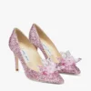Pantofi cu vârf ascuțit Alia Rose Mix din piele de căprioară și acoperiți cu cristale Pantofi cu vârf ascuțit Alia Rose Mix din piele de căprioară și acoperiți cu cristale