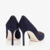 Pantofi cu vârf ascuțit Romy 85 din piele de căprioară bleumarin Pantofi cu vârf ascuțit Romy 85 din piele de căprioară bleumarin