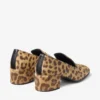 Papuci Eliot 45 Papuci din piele de ponei cu imprimeu leopard natural Papuci Eliot 45 Papuci din piele de ponei cu imprimeu leopard natural
