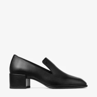 Papuci Eliot 45 Papuci din piele vintage neagră