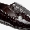 Papuci Eliot din piele cu imprimeu de crocodil Sambuco Papuci Eliot din piele cu imprimeu de crocodil Sambuco