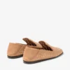 Papuci Eliot F Papuci din piele de căprioară de culoare caramel cu ochiuri Papuci Eliot F Papuci din piele de căprioară de culoare caramel cu ochiuri